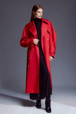 Karen Millen Tailored Relaxed Belted Trench Coat