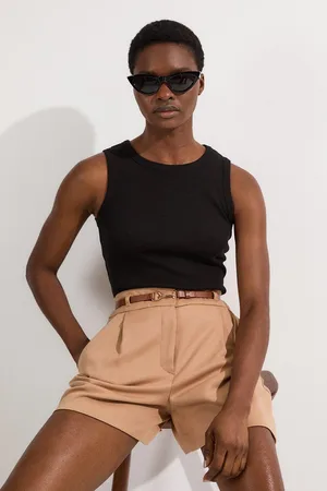 Karen Millen Compact Jersey Ribbed Top