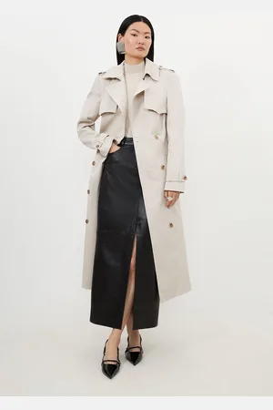 Karen Millen Tailored Belted Trench Coat