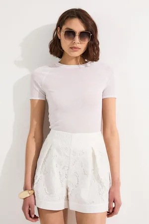 Karen Millen Cutwork Broderie Woven Short