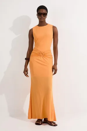 Karen Millen Premium Stretch Crepe Jersey Maxi Dress