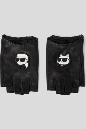 Karl Lagerfeld Ikon Fingerless Gloves, Woman, , Size: S