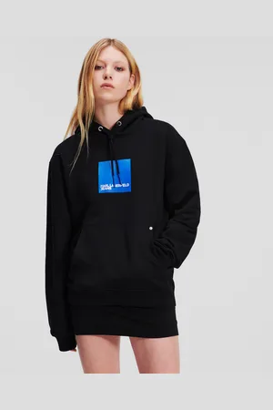 KL Jeans Klj Box Logo Hoodie, Woman, , Size: XS
