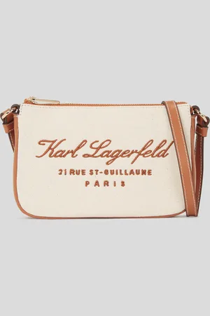 Karl Lagerfeld Hotel Karl Canvas Pouch, Woman, , Size: One size