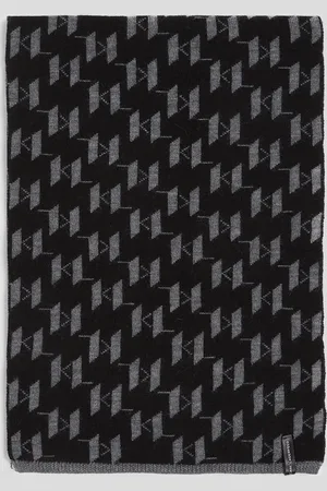 Karl Lagerfeld K/monogram Woven Scarf, Man, , Size: One size