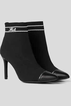 Karl Lagerfeld Pandara Knitted Signia Boots, Woman, , Size: 35