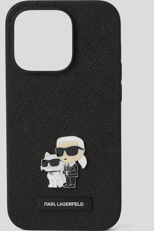 Karl Lagerfeld Ikon Karl & Choupette Iphone 16 Pro Case, Woman, , Size: One size