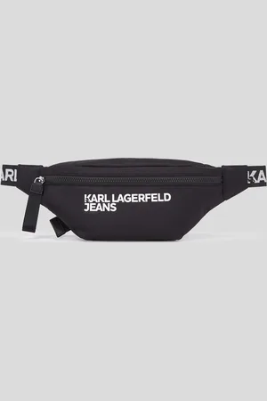 Karl Lagerfeld Nylon Belt Bag, Man, , Size: One size