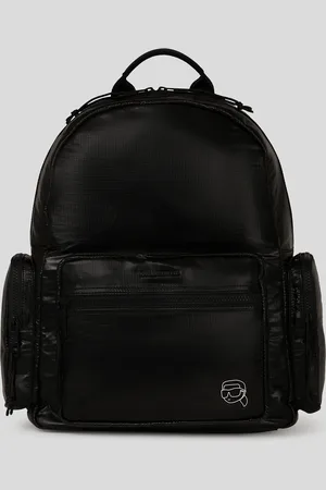 Karl Lagerfeld Ikon Puffy Nylon Backpack, Man, , Size: One size