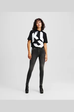 Karl Lagerfeld High-rise Skinny Jeans, Woman, , Size: 2530