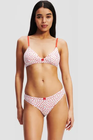 Karl Lagerfeld K/heart Triangle Bralette, Woman, , Size: XS