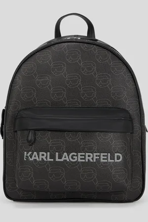 Karl Lagerfeld Ikon Monogram Backpack, Woman, , Size: One size