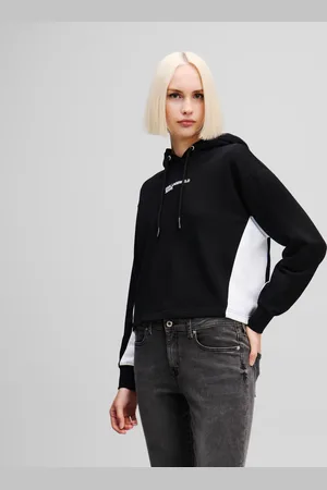 Karl Lagerfeld Colorblock Hoodie, Woman, , Size: XS