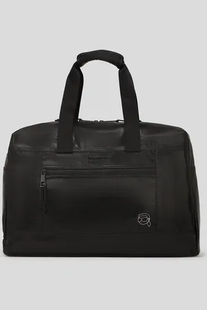 Karl Lagerfeld Ikon Puffy Nylon Weekender Bag, Man, , Size: One size