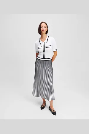 Karl Lagerfeld Karl Essential Pleated Knit Dress, Woman, , Size: XS