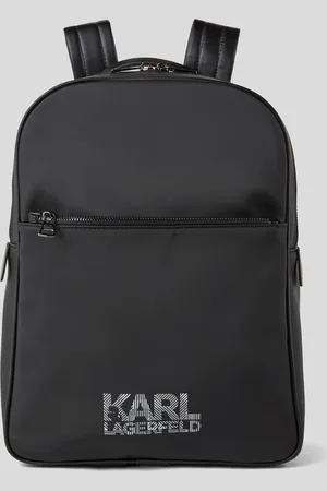Karl Lagerfeld Logo Backpack, Man, , Size: One size