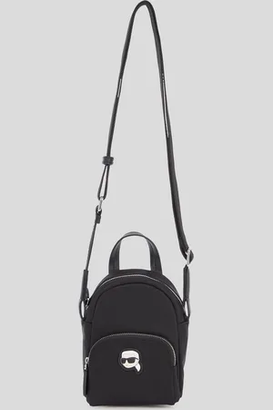 Karl Lagerfeld Ikon Nylon Crossbody Pouch, Woman, , Size: One size