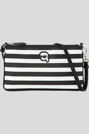 Karl Lagerfeld Ikon Nylon Shoulder Pouch, Woman, , Size: One size