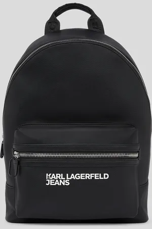 Karl Lagerfeld Faux-leather Backpack, Man, , Size: One size
