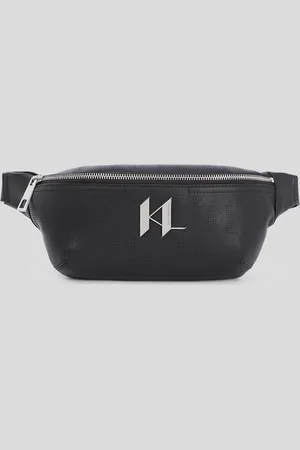 Karl Lagerfeld K/plak Perforated Belt Bag, Man, , Size: One size