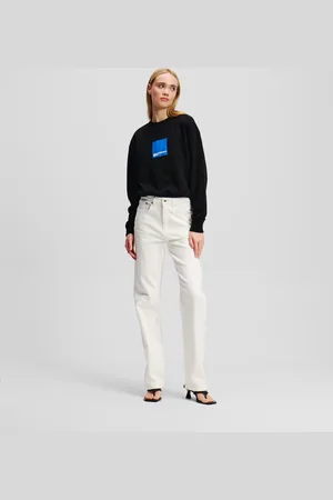 Karl Lagerfeld High-rise Straight Jeans, Woman, , Size: 2430