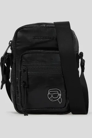 Karl Lagerfeld Ikon K Puffy Nylon Crossbody Bag, Man, , Size: One size