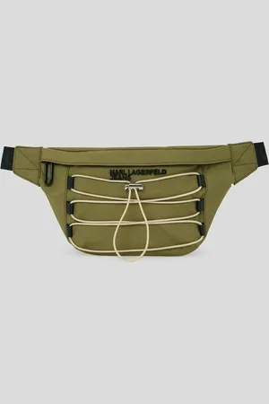 Karl Lagerfeld Utility Drawstring Belt Bag, Man, , Size: One size