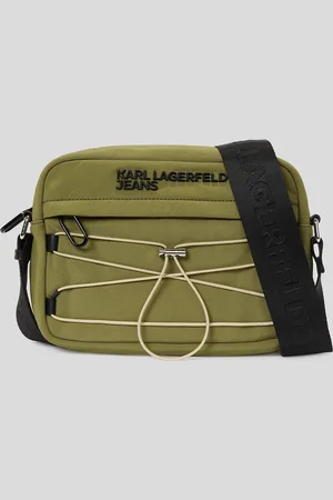 Karl Lagerfeld Utility Drawstring Crossbody Bag, Man, , Size: One size