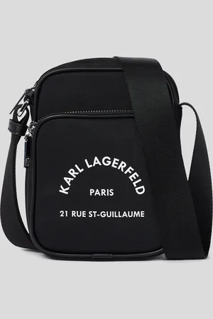 Karl Lagerfeld Rue St-guillaume Nylon Crossbody Bag, Man, , Size: One size
