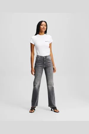 Karl Lagerfeld High-rise Straight Jeans, Woman, , Size: 2430