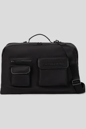 Karl Lagerfeld K/essential Nylon Weekender Bag, Man, , Size: One size