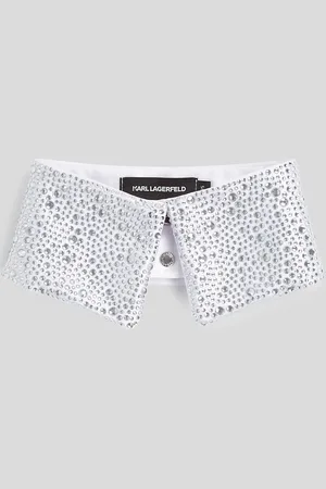 Karl Lagerfeld Rhinestone Collar Handpicked By Hun Kim, Woman, , Size: One size