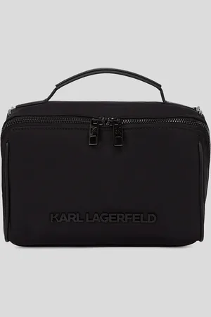 Karl Lagerfeld K/essential Nylon Wash Bag, Man, , Size: One size