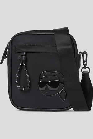 Karl Lagerfeld Ikon K Nylon Crossbody Bag, Man, , Size: One size