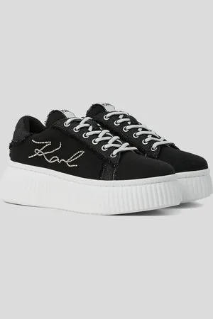 Karl Lagerfeld Karl Signature Kreeper Denim Sneakers, Woman, , Size: 35