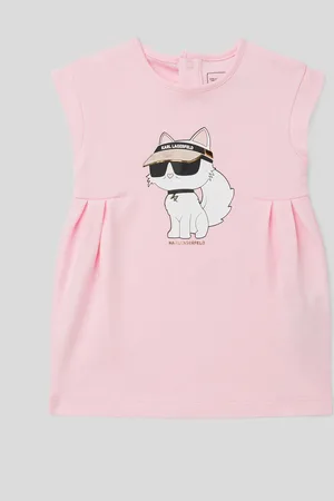 Karl Lagerfeld Baby Ikon Choupette Dress, unisex, , Size: 3M
