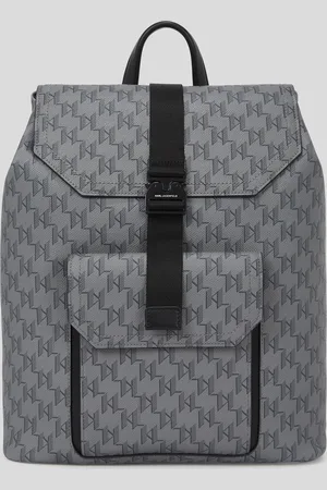 Karl Lagerfeld Kl Monogram Backpack, Man, , Size: One size