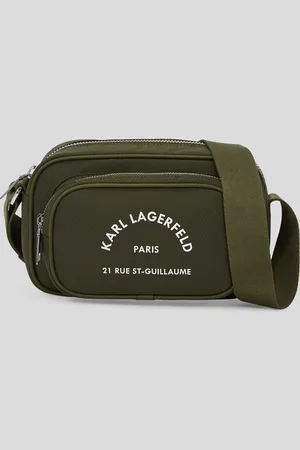 Karl Lagerfeld Rue St-guillaume Nylon Crossbody Bag, Man, , Size: One size