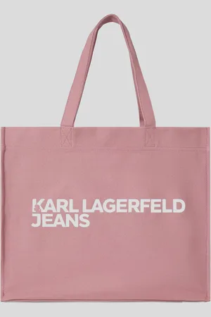 Karl Lagerfeld Klj Logo Canvas Shopper, Woman, , Size: One size