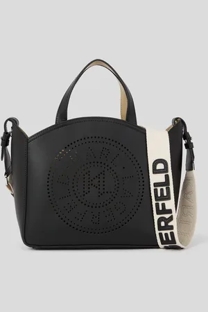Karl Lagerfeld K/circle Perforated Small Tote Bag, Woman, , Size: One size