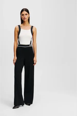 Karl Lagerfeld Karl Logo Knit Jumpsuit, Woman, , Size: XS