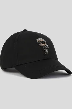 Karl Lagerfeld Ikon Rhinestones Cap, Woman, , Size: One size