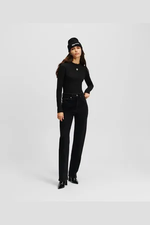 Karl Lagerfeld Klj High-rise Straight Jeans, Woman, , Size: 2430