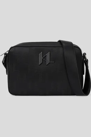 Karl Lagerfeld K/plak Perforated Crossbody Bag, Man, , Size: One size