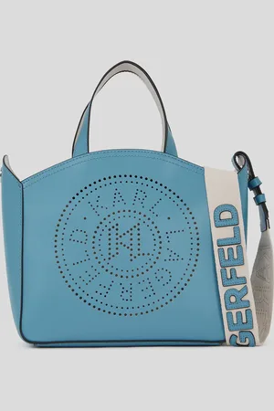 Karl Lagerfeld K/circle Perforated Small Tote Bag, Woman, , Size: One size