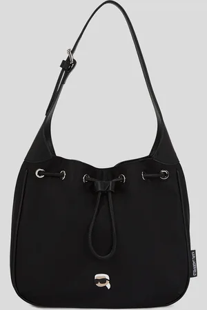 Karl Lagerfeld Ikon Drawstring Shoulder Bag, Woman, , Size: One size