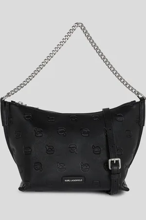 Karl Lagerfeld Ikon Monogram Shoulder Bag, Woman, , Size: One size