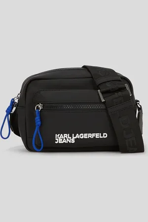 Karl Lagerfeld Coated Crossbody Bag, Man, , Size: One size