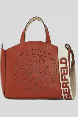 Karl Lagerfeld K/circle Perforated Small Tote Bag, Woman, , Size: One size