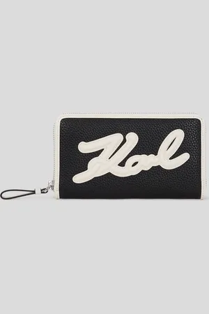 Karl Lagerfeld K/skuare Grainy Wallet, Woman, , Size: One size